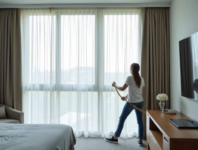Taringa Sheer Curtain Cleaning